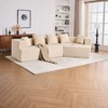 Memory Foam Couch, No Installation & Easy to Transport, Deep Seat Modern Sofa with Chenille Fabric, Couch for Living Room, Bedroom, Apartment - 2 of 4