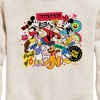 Boys' - Disney - Sticker Group Graphic Long Sleeve Fleece Sweatshirt - 2 of 4