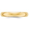 Black Bow Jewelry 2mm to 6mm 14K Yellow Gold Half Round Standard Fit Band - 2 of 4
