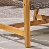 Gulches WOOD + WICKER 3 SEATER for Patio, Outdoor, Garden, Poolside - 3 of 4