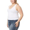 WallFlower Women's Insta Smooth Olivia Seamless Rib V-Neck Tank - 3 of 4