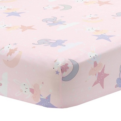 Pink and Lavender Microfiber Baby Girls' Quilt Set