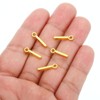 Unique Bargains Metal Bulk Elegant DIY Crafts Jewelry Making Initial Pendants 50 Pcs - 4 of 4