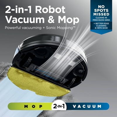 Shark Matrix Plus 2in1 Robot Vacuum & Mop with Sonic Mopping, Matrix Clean, HEPA Bagless Self Empty - RV2610WA: AI Ultra, Pet Hair, Multi-Surface