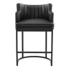 Hyleory Set of 2 Modern PU Leather Bar Stools – Stylish & Comfortable Seating - 2 of 4