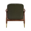 CAVINAS Mid-Century Faux Leather Accent Armchair with Solid Wood Frame,Plush Padded Chair for Living Room,Bedroom,Office - 4 of 4