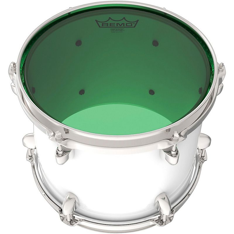 Remo Emperor Colortone Green Drum Head, 2 of 3