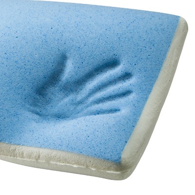 'Reversible Gel Memory Foam Pillow - White (22'')'