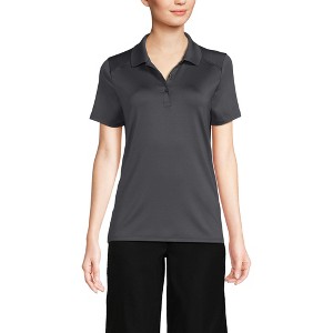 Lands' End School Uniform Women's Short Sleeve Feminine Fit Rapid Dry Polo Shirt - 1 of 3