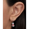 Disney Womens Winnie the Pooh Sterling Silver Charm Dangling Earrings - 2 of 4
