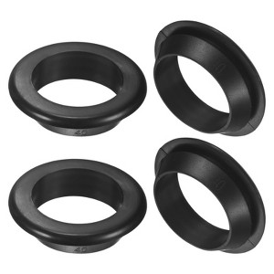 Unique Bargains Rubber Corrosion-Resistant Snap-in Locking Hole Plugs Black - 1 of 4