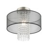 Livex Lighting Bella Vista 4 - Light Flush Mount in  Brushed Nickel - 4 of 4
