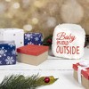 Pavilion Gift Company - Cold Outside - 5" x 6" Door Stopper - Door Stops - 4 of 4