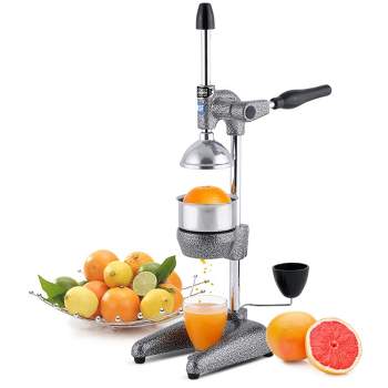 The Pioneer Woman Garden Party Handheld Cast Citrus Press Juicer with Filter, White