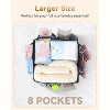 Aoibox Large Mesh Shower Caddy Tote with 8 Pockets, Quick Dry Hanging Toiletry Bag for College Dorm, Gym, Camp, Travel - 3 of 4