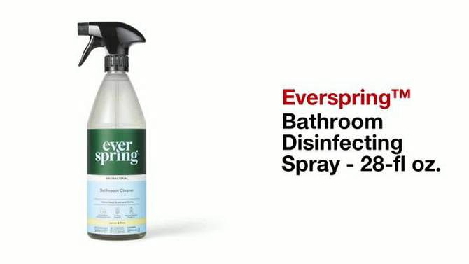 Bathroom Disinfecting Spray - 28 fl oz - Everspring&#8482;, 2 of 7, play video
