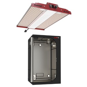PHANTOM Cultivar GL250 250 Watt 120 Volt LED Aluminum Grow Tent Plant Light and GT44 4 x 4 Foot All Steel Design Grow Tent with 200 Pound Capacity - 1 of 4