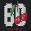 Rerun Island Men's 80 Los Angeles Cherries Long Sleeve Graphic Cotton Sweatshirt Hoodie - 2 of 4