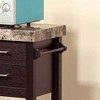 Kitchen Cart with Two Drawers and Two Drawers - 3 of 4