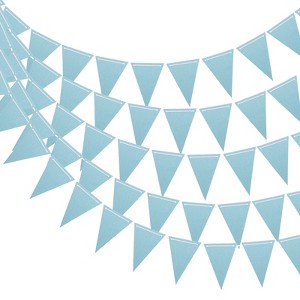 Unique Bargains Festive Wedding Birthday Party Home Decorations Pennant Flags Banner 10 Pcs - 1 of 4
