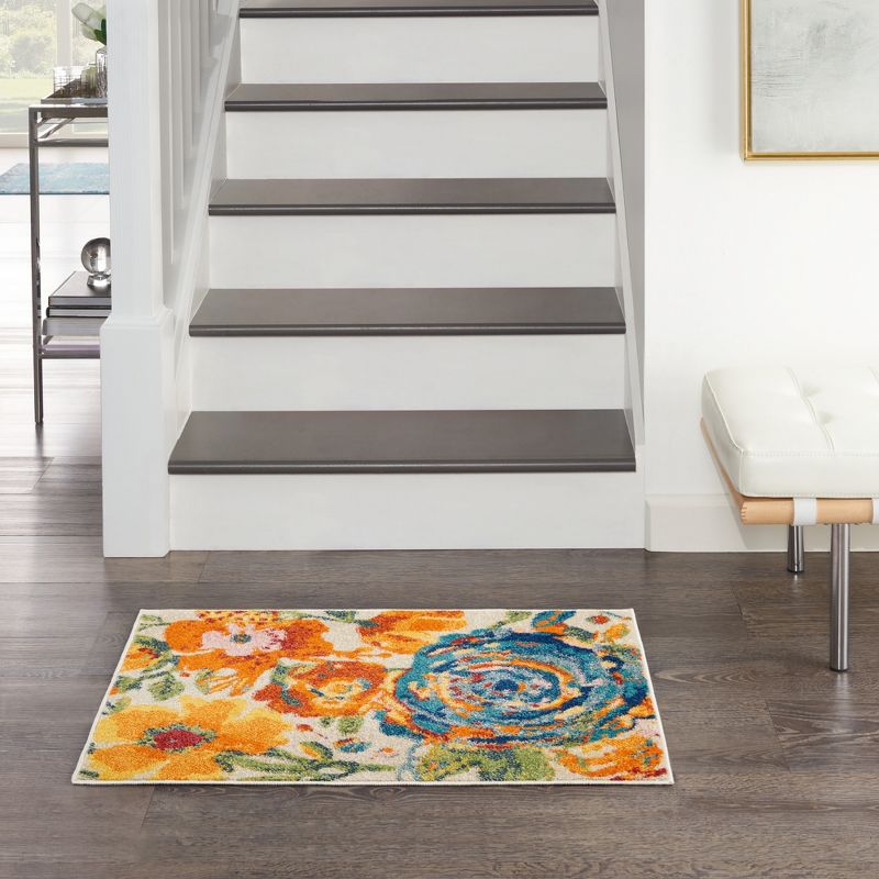 Nourison Allur Boho Abstract Floral Indoor Area Rug, 3 of 11
