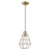 Livex Lighting Geometric 1 - Light Pendant in  Antique Brass - 2 of 4