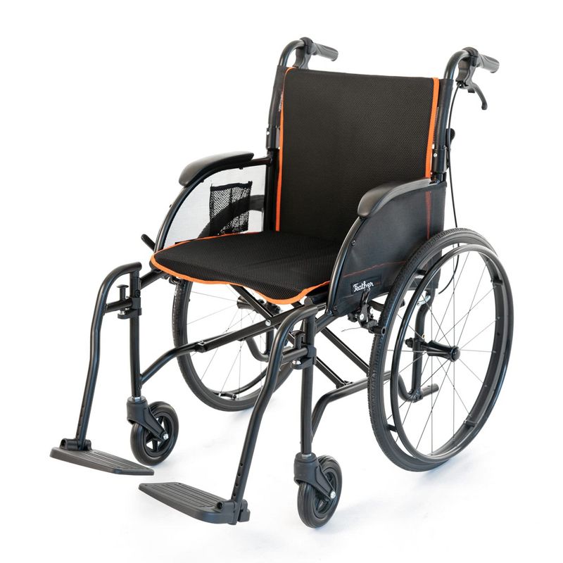 Feather Mobility Lightweight Wheelchair - Foldable, 13.5 lbs, 1 Count, 1 of 6