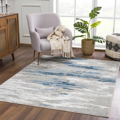 Hauteloom Live Marble Blue Area Rug