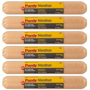 Genuine Purdy 6 Pack Marathon 18" x 3/4" Nap Roller Covers 144602184-6PK - 1 of 1