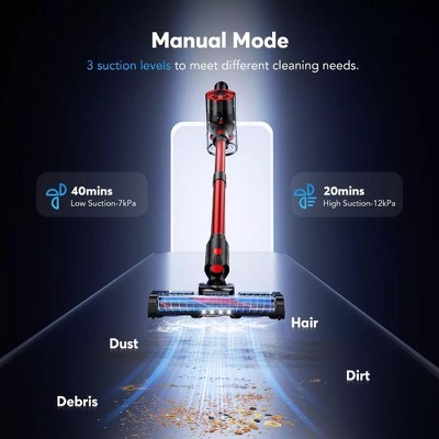Teendow Lightweight 500W Stick Vacuum, Cordless Vacuum Cleaner for Pet