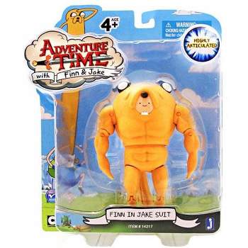 The Zoofy Group LLC Adventure Time 5" Action Figure: Finn in Jake Suit