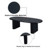 PAGED Coffee Table  with Tapered Tabletop Design,Modern Tea Table,51.18" Center Table for Livng Room - 4 of 4
