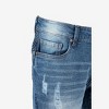 RAW X Men's Slim Fit Moto Detail Stretch Jeans - 3 of 4