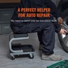 VEVOR Rolling Creeper Garage/Shop Seat, 250 LBS Capacity Padded Rolling Workshop Stool with Tool Tray Storage, Mechanic Stool, Black - 3 of 4