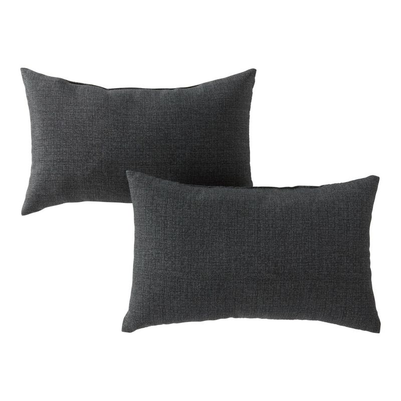 Kensington Garden 2pc 19"x12" Rectangular Outdoor Lumbar Pillows, 1 of 7