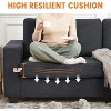 homfan Comfy Corduroy Couches, Modern Upholstered Sofa with Wide Armrests, Cloud Couch with Deep Seat Sofa,Sturdy Structure,Easy Assemble - 4 of 4