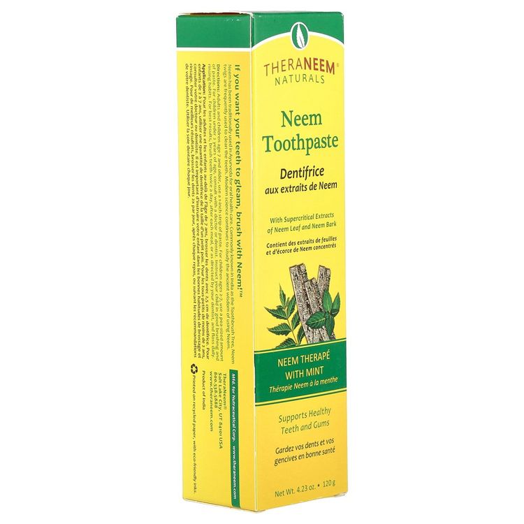 Organix South TheraNeem® Naturals, Neem Toothpaste, Neem Therape with Mint, 4.23 oz (120 g), 5 of 5
