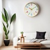 REGALWOVEN Plastic Silent Battery Powered Analog Wall Clock 12 x 12 Inches - 3 of 4
