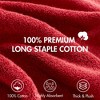 100% Cotton Solid Color Heavyweight Bath Towel Set, Anti-Microbial Certified Highly Absorbent Plushy Bath Towel - 4 of 4