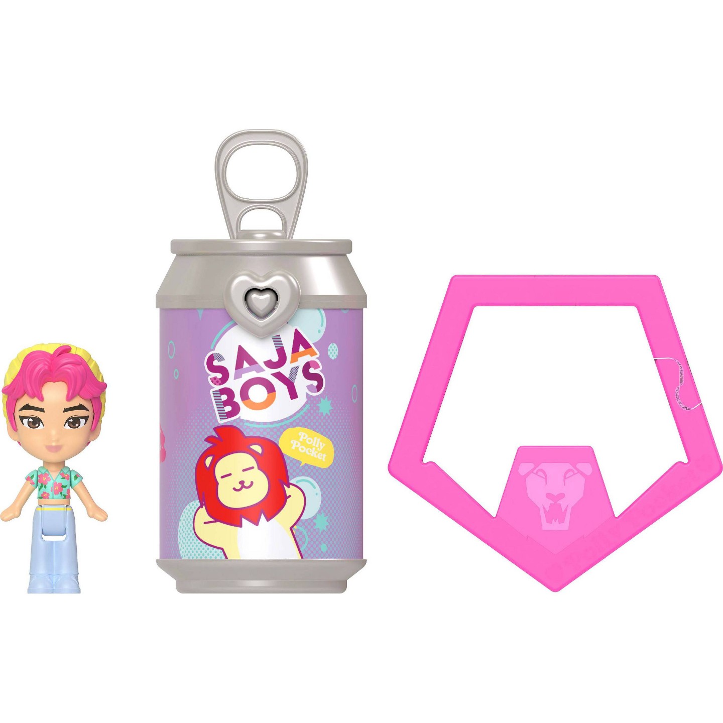 Детские куклы KPop Demon Hunters Polly Pocket Saja Boys 5pk — фото 5