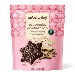 Christmas Peppermint Snowflake Bark - 3.1oz - Favorite Day™ - 1 of 3