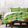 Deny Designs Daniel Coulmann Balls Tennis Grass Court Pattern Kids' Duvet and Sham Set Green - 3 of 4