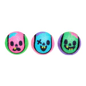 BARK Halloween Muttster Madness Zombie Head Ball Dog Ball Toy - 1 of 4