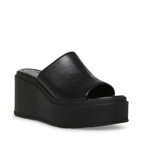 Black platform hot sale sandals target