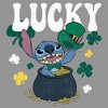 Boy's Lilo & Stitch St. Patrick's Day Stitch Sweatshirt - 2 of 3