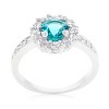 Slickblue Women’s Birthstone Engagement Ring, .88 Ct Round Cut Cubic Zirconia in 6 Colors, Sizes 5-10 - 2 of 4