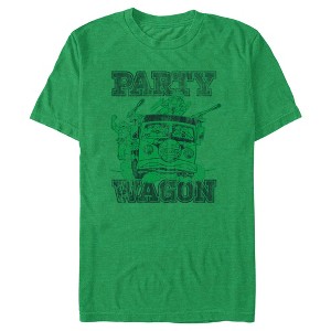 Men's Teenage Mutant Ninja Turtles Distressed Party Wagon T-Shirt - 1 of 3