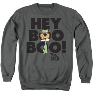 Yogi Bear Hey Boo Boo Adult Crewneck Sweatshirt - 1 of 4