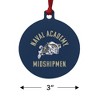 US Naval Academy Midshipmen Aluminum Holiday Christmas Tree Ornament - 3 of 4