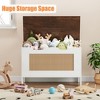 Storage Chest, Storage Bench Wooden Toy Chest Box, Farmhouse Storage Trunk with Safety Hinge, Supports 350 lbs, for Entryway,Living Room,Bedroom - 3 of 4